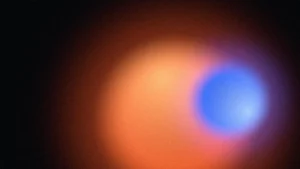 Orange and blue light orbs on black, cover for Claudeforce explained