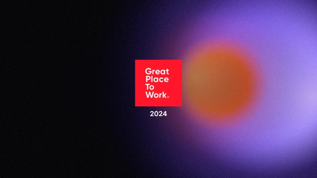 Great Place to Work logo on an Arcsen gradient, 2024 recognitions