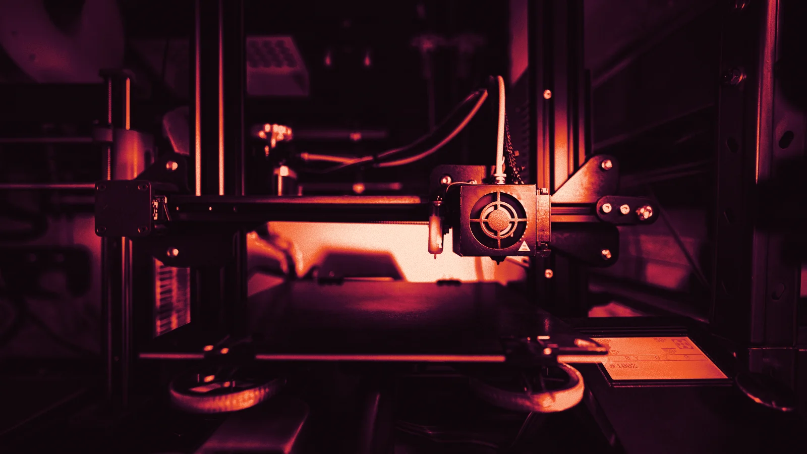 A 3D printer at work, in Arcsen colours