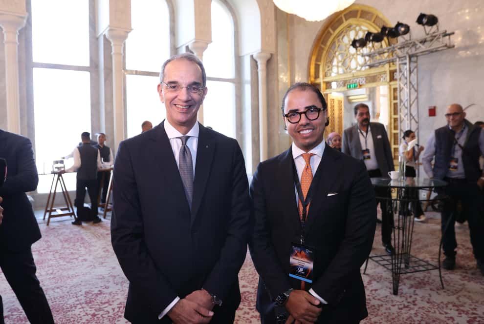 Arcsen CEO Mohamed Abdelsalam with Egypt’s Minister of Communications and IT, Dr Amr Talaat