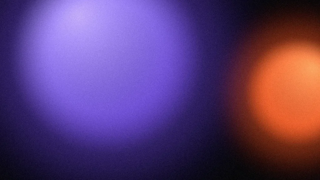 Abstract violet and orange light, Arcsen cover art for Sitecore Symposium 2026