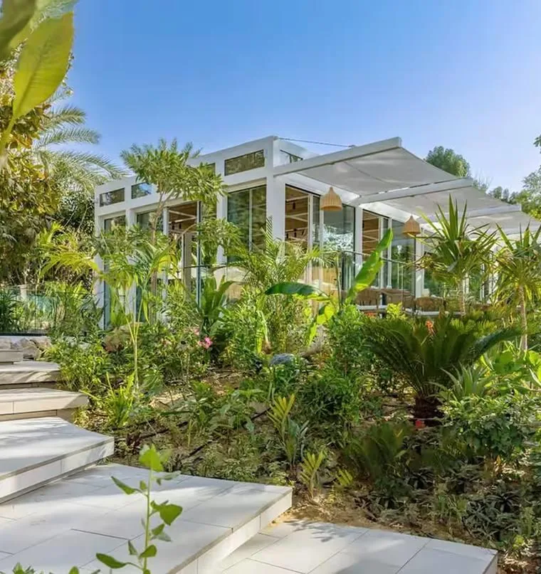Villa garden at Al Barari, Dubai